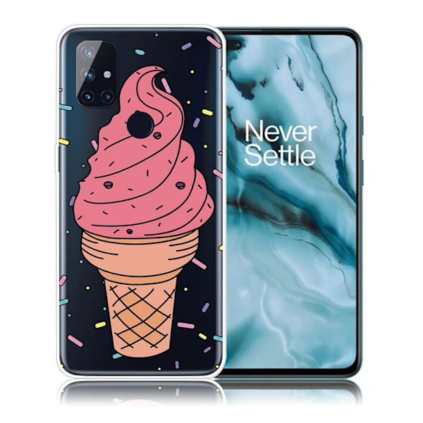 Deco OnePlus Nord N10 5G Etui - Red Ice Cream Red