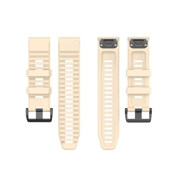 Garmin Fenix 6X -kellon kestävä ranneke - Beige Brown