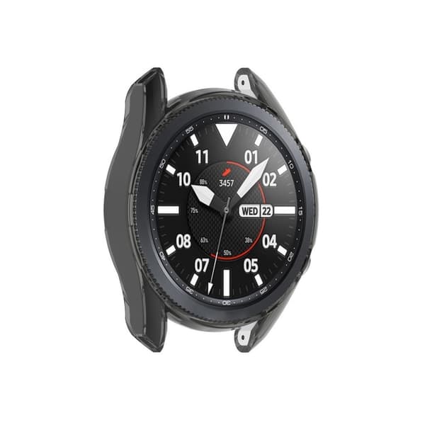 Samsung Galaxy Watch 3 (45 mm) tåligt fodral - Grå Silvergrå