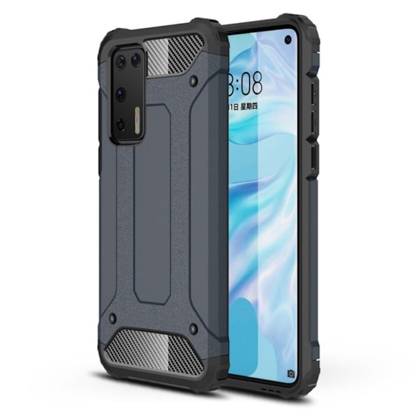 Armour Guard deksel - Huawei P40 - Mørke Blå Blue