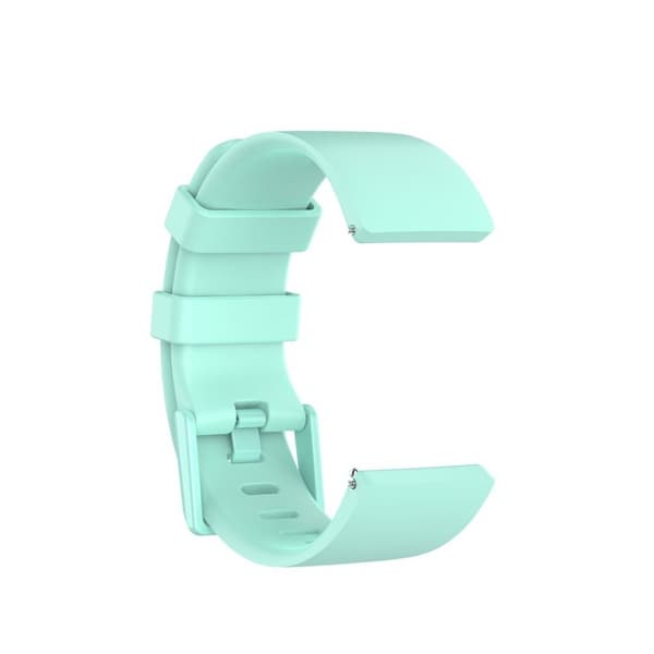 Fitbit Versa 2 / Versa Lite silikoninen kellonauha - Syaani / Koko: S Green