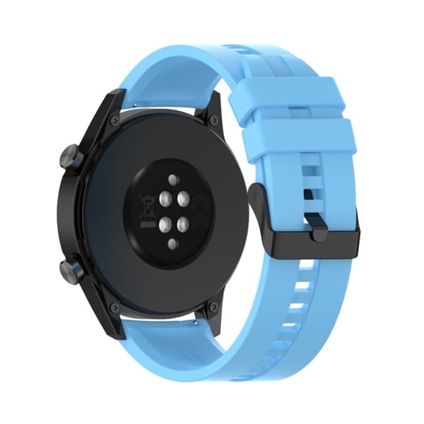 22 mm universal klokkerem i silikon - Himmelblå Blue