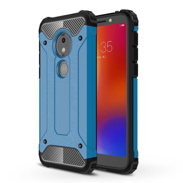 Motorola Moto E5 Play armor guard hybrid-etui - Blå Blue