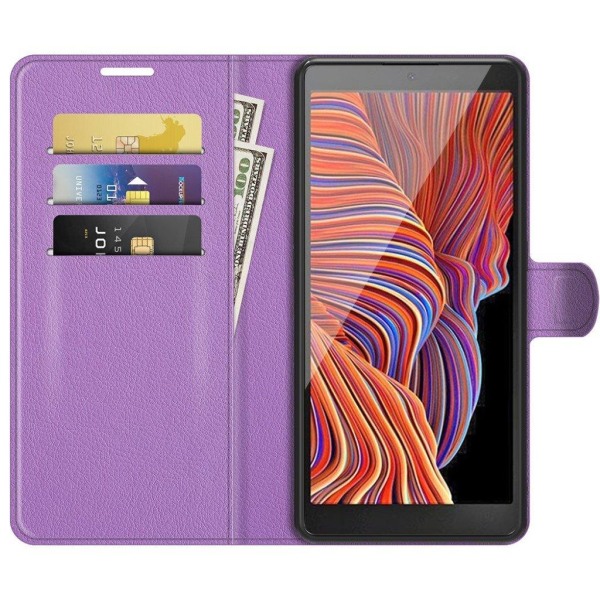 Classic Samsung Galaxy Xcover 5 flip case - Purple Purple