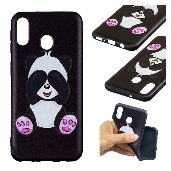 Imagine Samsung Galaxy M20 cover - Sød Panda Multicolor