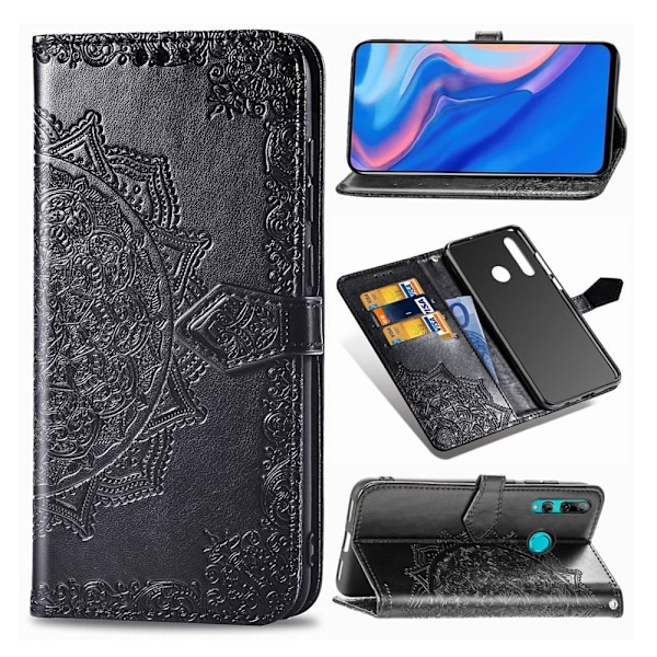 Mandala Honor 9X / 9X Pro etui - Sort Black