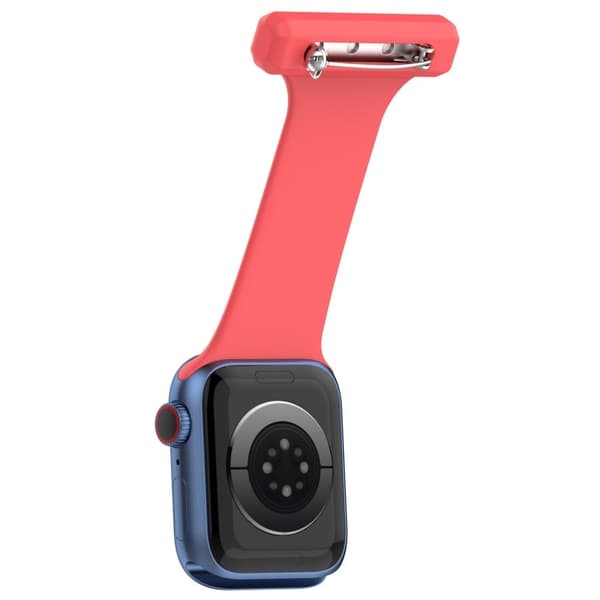 Apple Watch Series 8 (41mm) silikonikellon ripustusranneke - Punainen Red