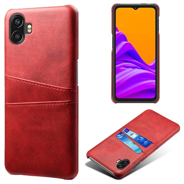 Dual Card Samsung Galaxy Xcover 2 Pro cover - Rød Red