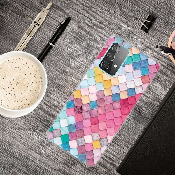 Deco Samsung Galaxy A23 skal - Regnbågsromb multifärg