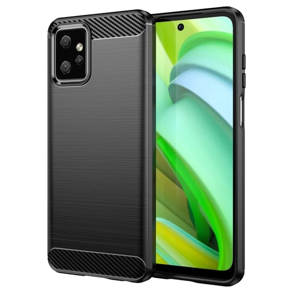 Carbon Flex Etui Motorola Moto G Power 5g - Sort Black