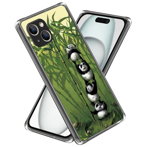 Deco iPhone 15 Plus deksel - Stabling Av Pandaer Green