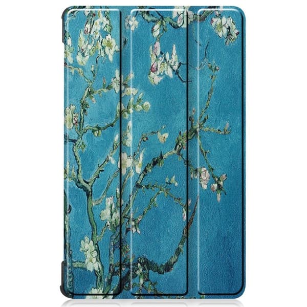 Lenovo Tab M8 Trippelt Mønster Lær Flippetui - Blomst Multicolor