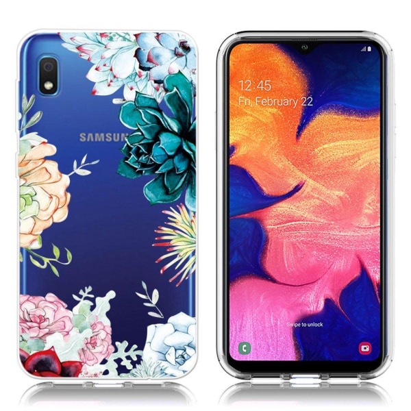 Deco Samsung Galaxy A10 skal - Olika Blommor multifärg