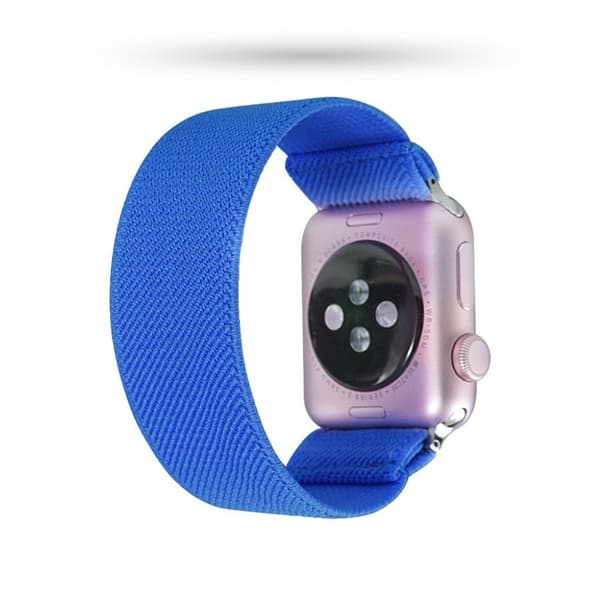 Apple Watch Series 6 / 5 44mm enkel nylon-urrem - Mørkeblå Blue