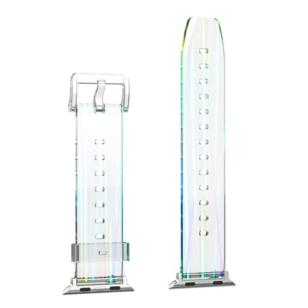 Apple Watch (41mm) joustava läpinäkyvä ranneke - Läpinäkyvä Transparent