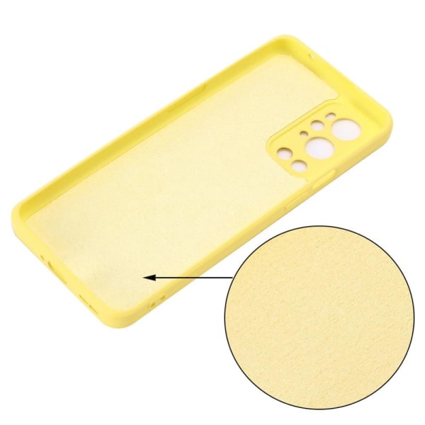 Matte Liquid Silikoni Suojakuori For OnePlus 9 Pro - Keltainen Yellow