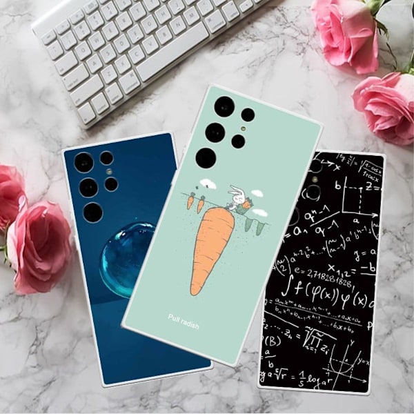 Deco Samsung Galaxy S23 Ultra skal - Matematisk Formel Svart