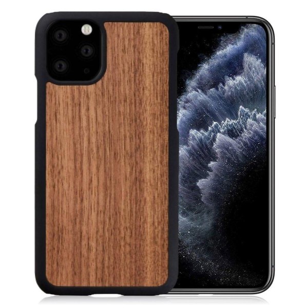 Man&Wood premium case for iPhone 11 Pro - Black Walnut Brown