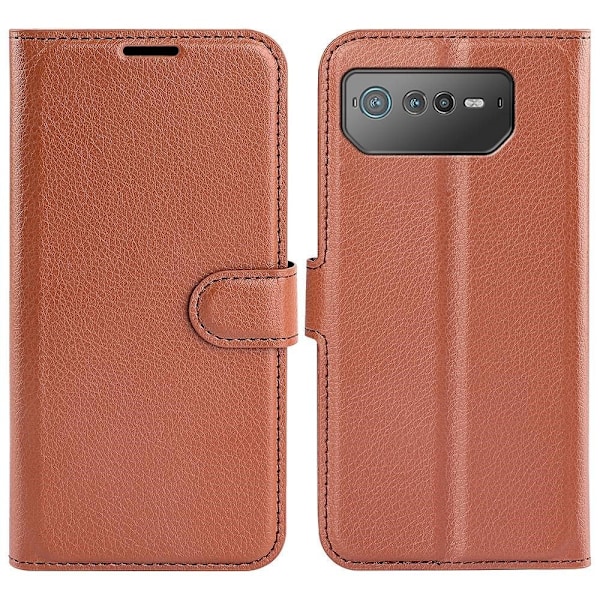 Classic ASUS Rog Phone 6 Flippetui - Brun Brown