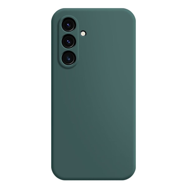 Skråt gummicover mod fald til Samsung Galaxy A54 - Sortliggrøn Green