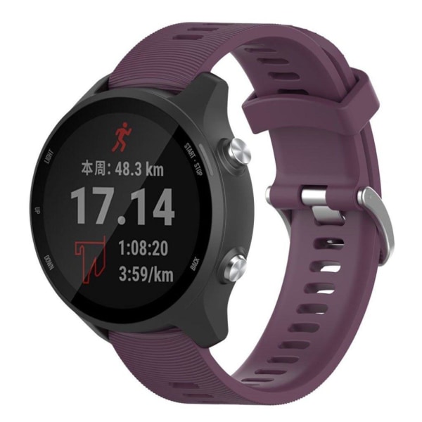 Garmin Forerunner 245 silikoninen kellonauha - Tumma Violetti Purple