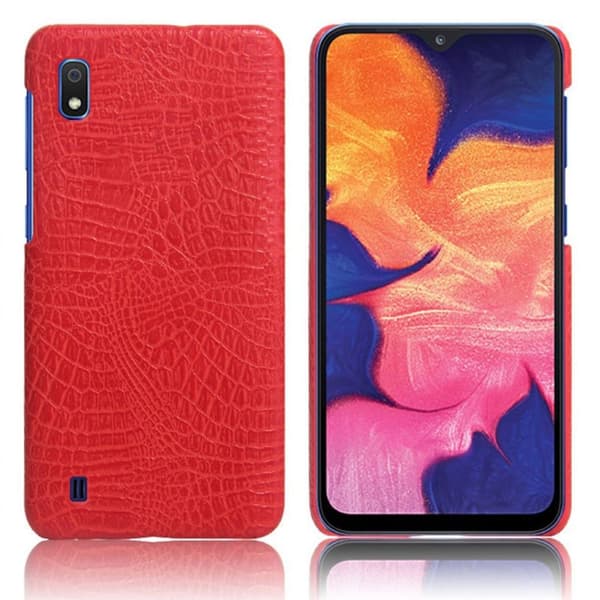 Croco Samsung Galaxy A10 deksel - Rød Red