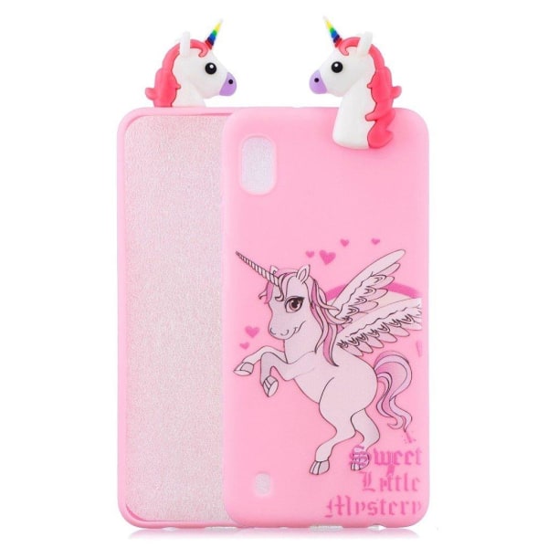 Cute 3D Samsung Galaxy A10 / Samsung Galaxy M10 skal - Rosa Rosa