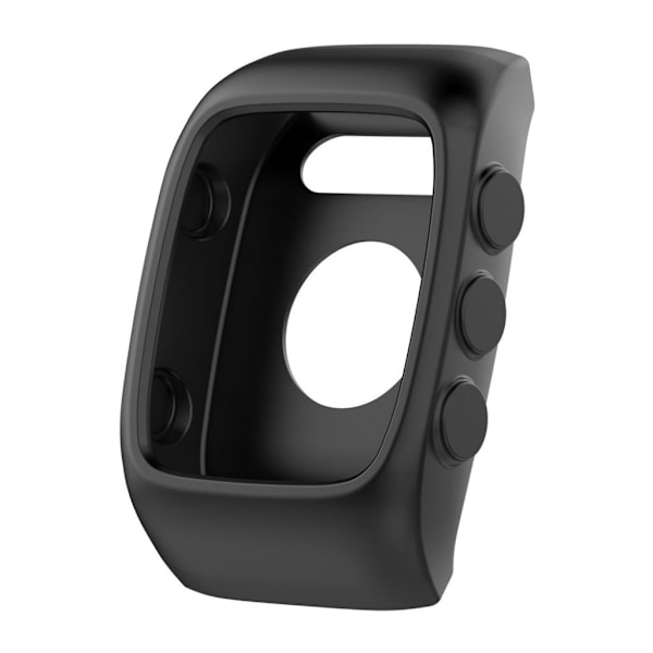 Polar M400 Enfärgade silikon ram - Svart Svart