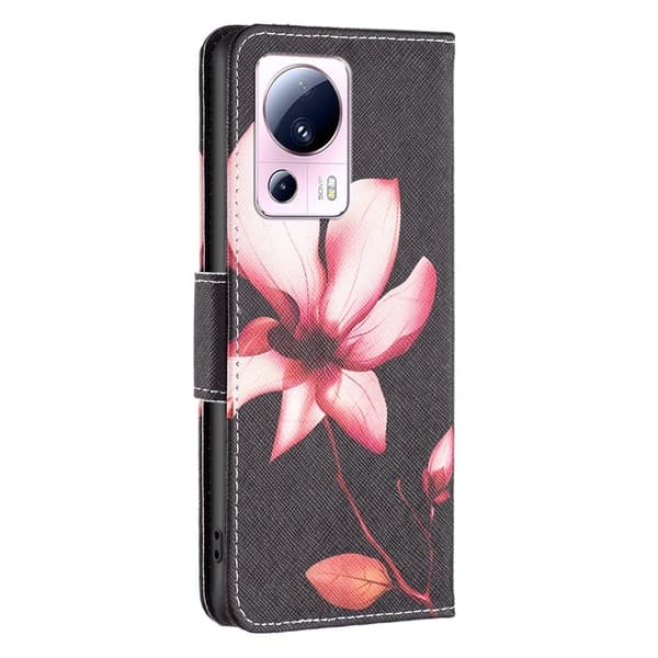 Wonderland Xiaomi 13 Lite / Civi 2 Flip Etui - Lyserød Blomst Pink
