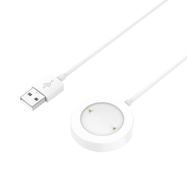 1m Honor Watch 4 magnetisk laddningskabel - Vit Vit