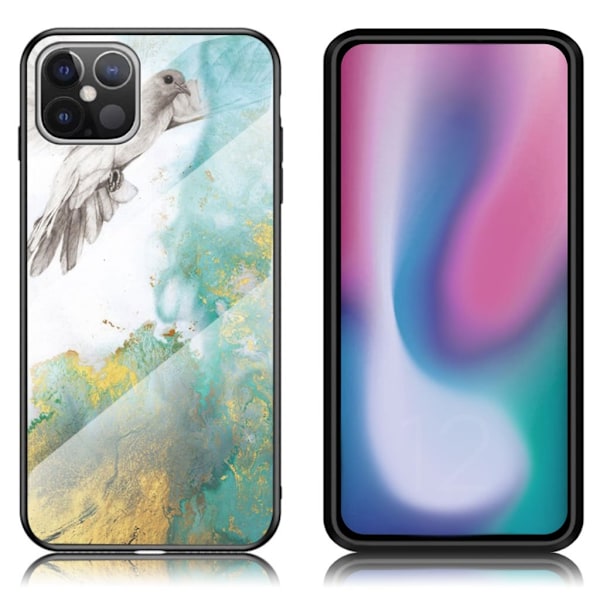 Marble design iPhone 12 Pro Max cover - Flyvedue Multicolor