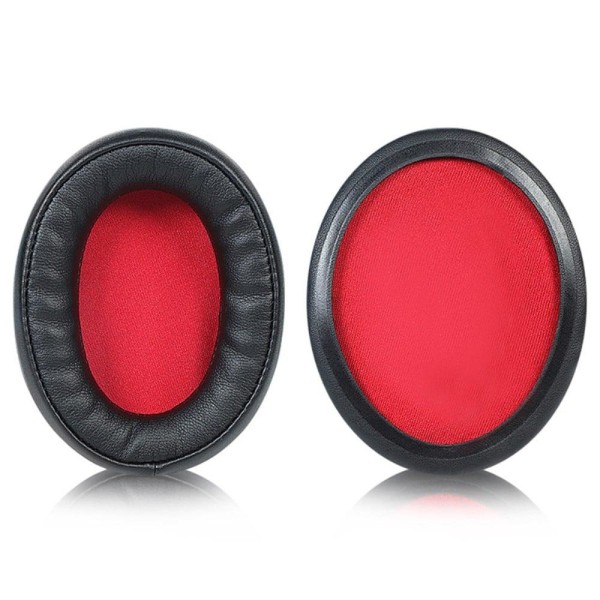 1 Pair Audio-Technica ATH-AR5IS / AR5BT leather earpads - Red Röd