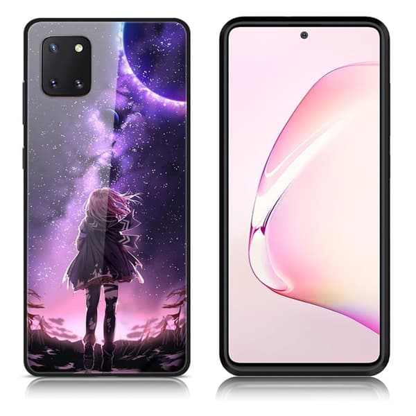 Fantasy Samsung Galaxy Note 10 Lite deksel - Beauty Mønster Purple