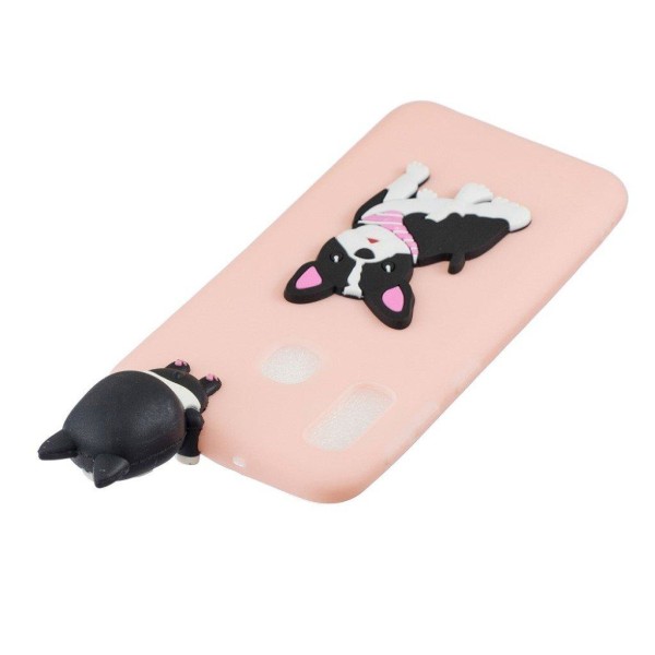 Cute 3D Samsung Galaxy A20e kuoret - Koira Multicolor