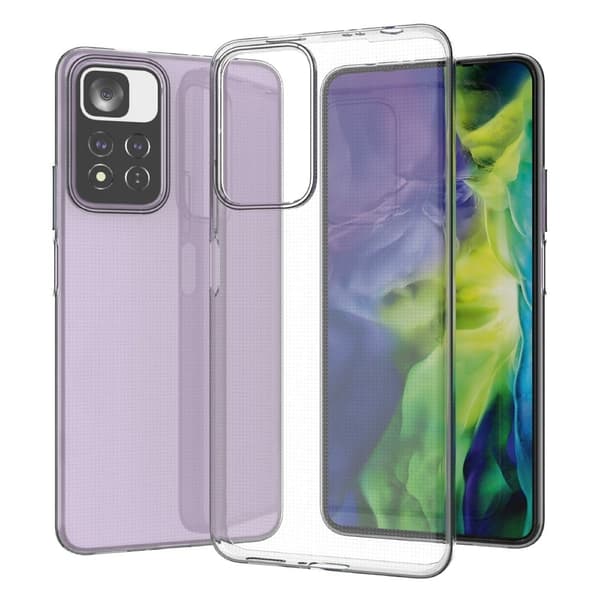 Erittäin ohut läpinäkyvä kotelo Xiaomi Redmi Note 11 Pro Plus 5G / 11 Pro 5G:lle Transparent