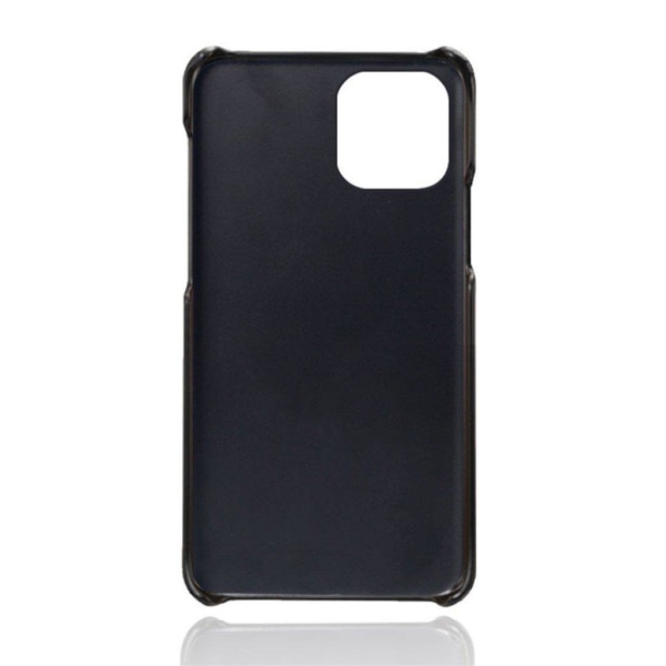 KSQ Vegansk læderbelagt stødsikkert telefonetui iPhone 13 mini 5 Black