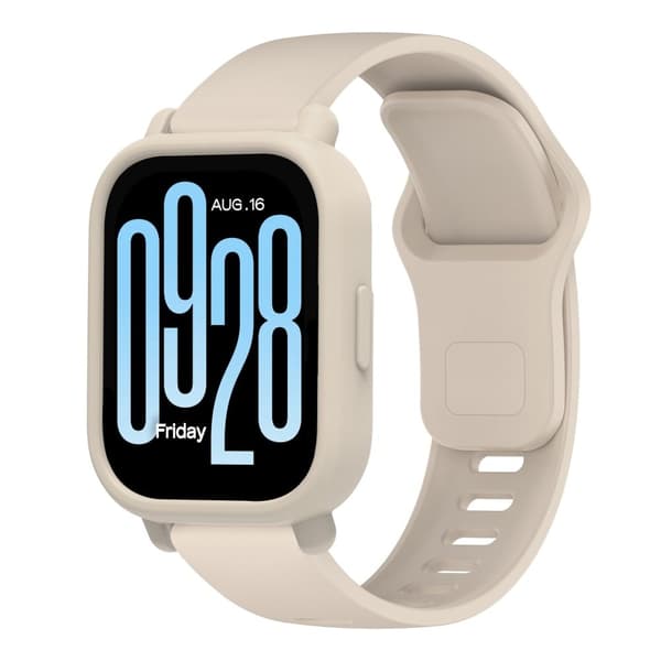 Xiaomi Redmi Watch 5 Active Klockfodral Mjukt silikonöverdrag - Elfenben Vit Vit