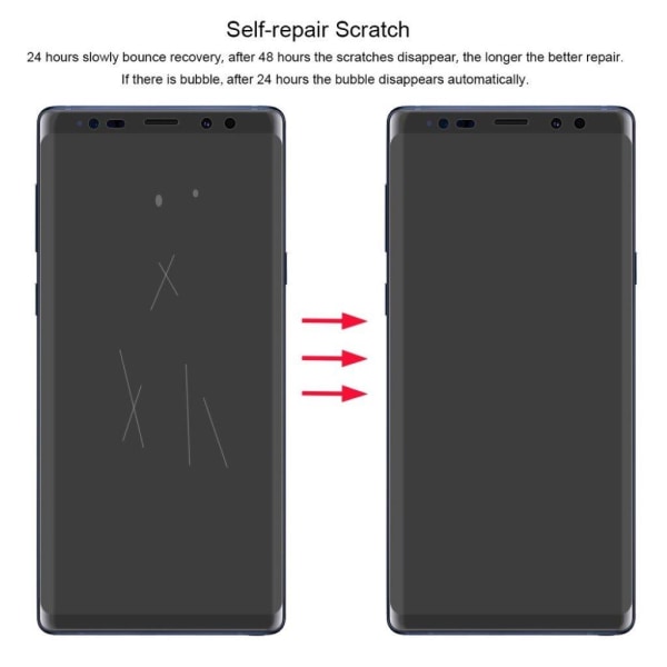 Samsung Galaxy Note9 HAT PRINCE Pommi Varma Näytön Suojakalvo - Transparentti Transparent