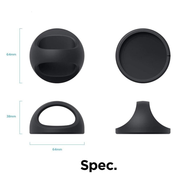 Apple MagSafe Charger KSK-702 finger ring style silicone case - Black