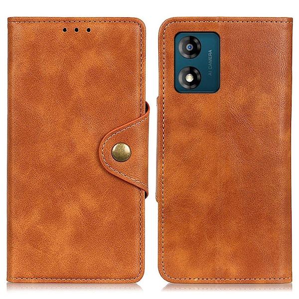 Alpha Motorola Moto E13 Flippetui - Brun Brown
