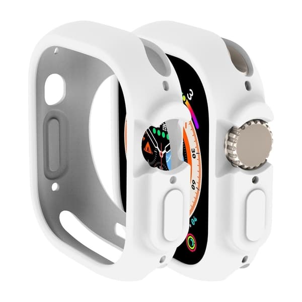 Apple Watch Ultra-överdrag i godisfärg - Vit Vit