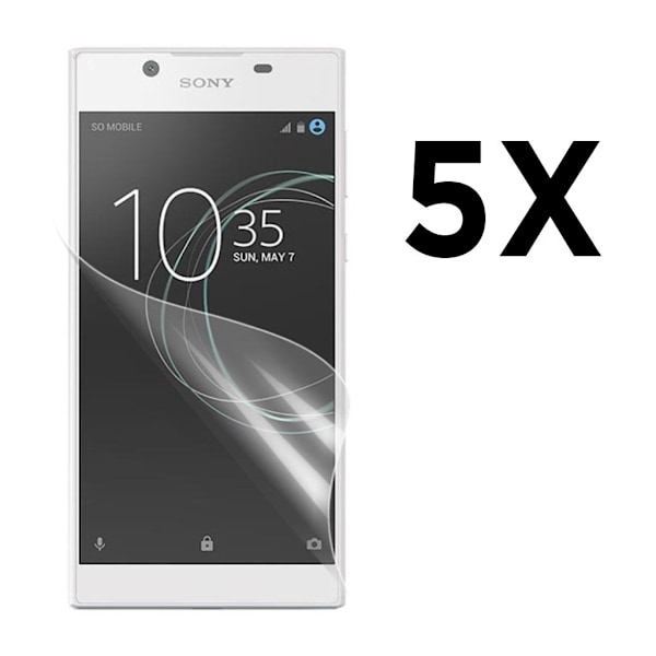 Sony Xperia L1 suojakalvo näytölle 5kpl Transparent