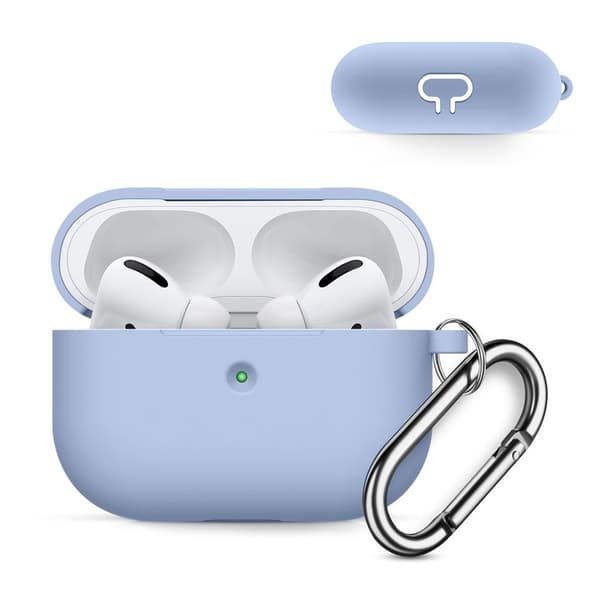 AirPods Pro tykt silikonetui - Lyselilla Purple