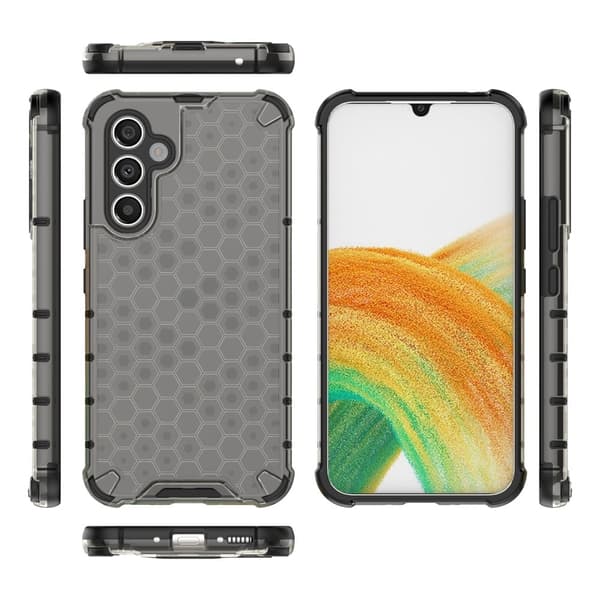 Bofink Honeycomb Samsung Galaxy A54 Etui - Sort Black