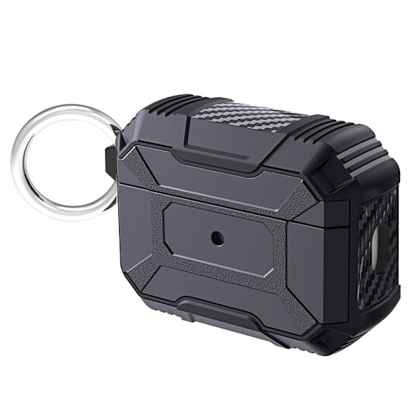 AirPods Pro 2 etui med karabinhage - Sort Black
