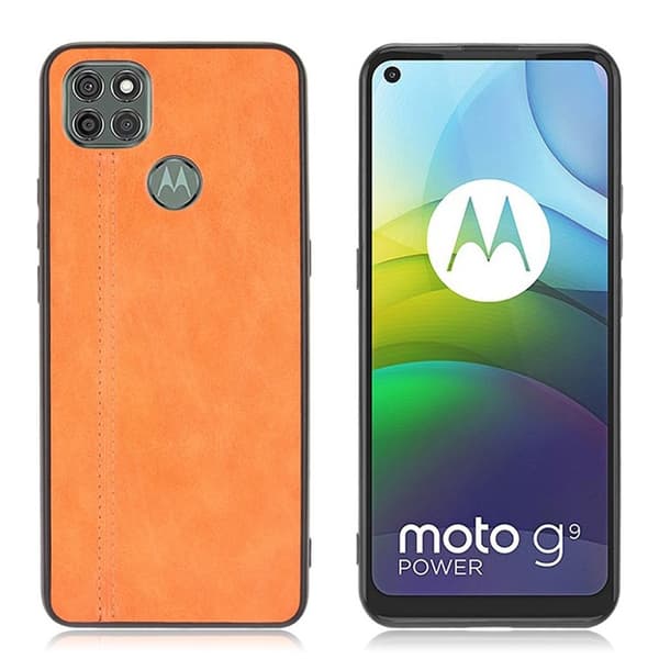 Admiral Motorola Moto G9 Power Deksel - Brun Brown