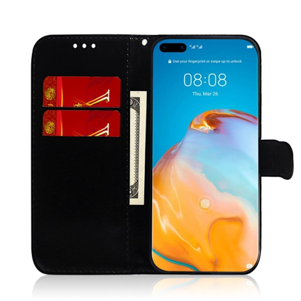 Mirror Huawei P40 Pro flip etui - Sort Black