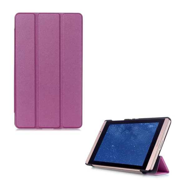 Hamundarson trefolds læretui for Huawei Media Pad M2 8 - Lilla Purple
