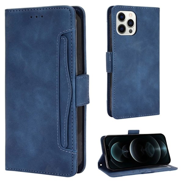 Moderni Nahkalaukku For iPhone 13 Pro - Sininen Blue