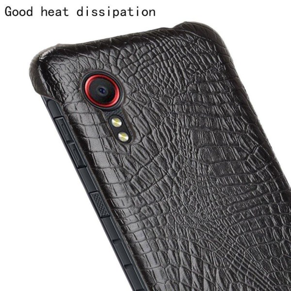 Croco case - Samsung Galaxy Xcover 5 - Black Black